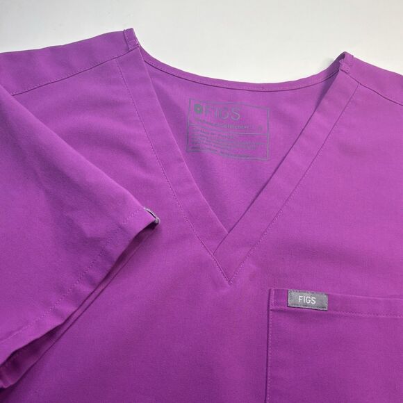 Figs Women's Top in Purple - Picture 1 of 8